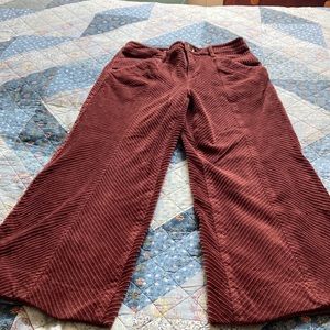 Wide leg corduroy pants. Great fit, great condition. Anthropology purchase.